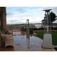 thumbnail image 2 of AZ Patio Heaters Chauffage au Propane Liquide en Tube de Verre Triangulaire, Acier Inoxydable, 2 of 3