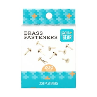 CLA05556 - 1/4 Brass Brads, 100/Pk