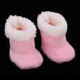 thumbnail image 1 of Preciosos zapatos rosados para muñeca Mellchan Baby Doll de 9-11 pulgadas Botas de nieve de felpa plana Baoblaze Botas de felpa de muñeca, 1 of 8