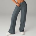 thumbnail image 2 of Gpoecd Sweatpants for Women High Waisted Wide Leg Pants Soft Casual Trousers Elastic Comfort Fit Flowy Joggers for Outdoor Running Yoga Womens Athletic Pants Blue,L, 2 of 4
