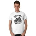 thumbnail image 4 of Funny Virginia Thanksgiving VA Turkey Men's Graphic T Shirt Tees Brisco Brands S, 4 of 4