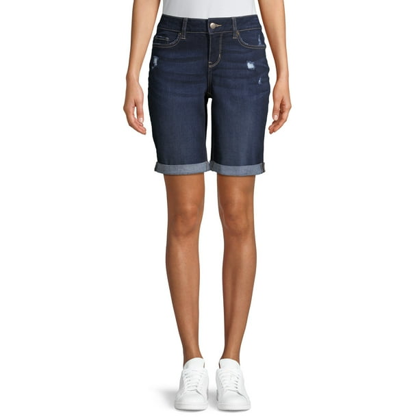 Time and Tru Time and Tru Women's Denim Bermuda Shorts