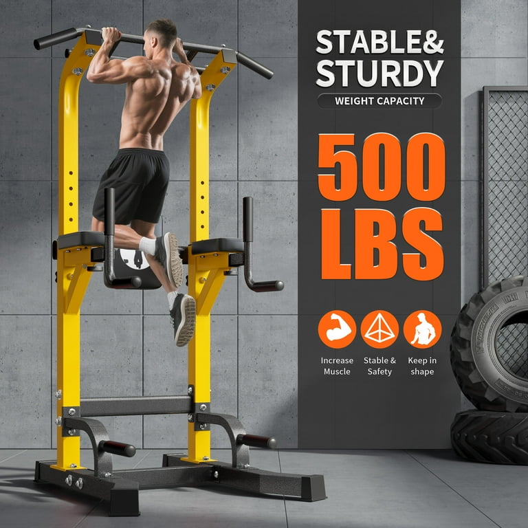 Soges Power Tower Dip Station Pull Up Bar Workout Multi-Function