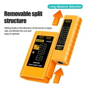 Network Cable Tester Wire Test Tool RJ45RJ11 cat six for Network Cable Yellow
