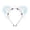 Blue and white, variant on Adjustable Flying Ears Hairband For Soft Plush Lightweight Headwear For Parties