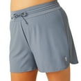 thumbnail image 2 of Free Country Women's Plus Size Drawstring Swim Short  Cloud Grey 3X, 2 of 5