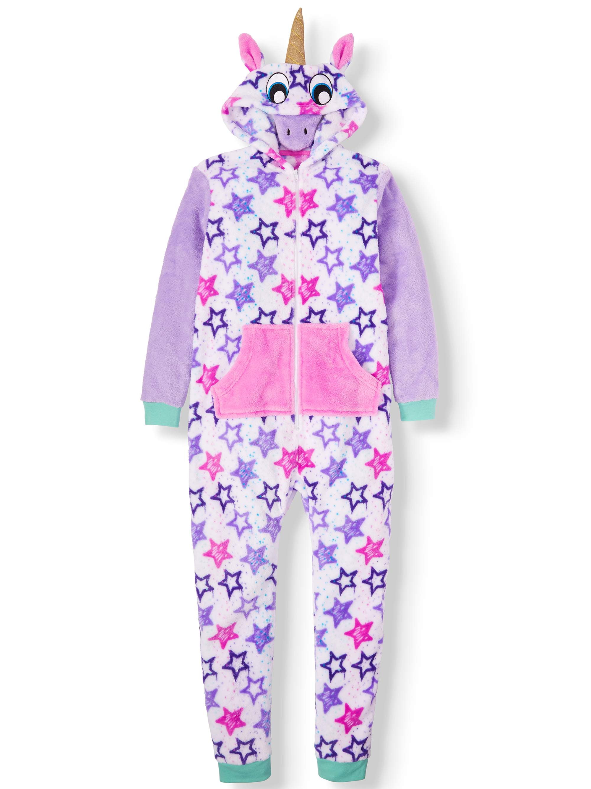 CHILI PEPPERS Girls Character Hooded 1-Piece Pajamas