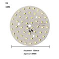 thumbnail image 4 of Lámpara LED SMD5730 de 5 V, fuente de luz, USB, universal, de un solo color, 10 W, 30 W, luz blanca cálida, con interruptor de encendido y apagado de 2 m, 4 of 5