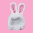 thumbnail image 2 of Denbek Rabbit Ears for Dogs, Cat Costume Bunny Rabbit Hat with Ears for Cats & Small Dogs - Perfect Easter Halloween Christmas Pet Costume Accessory, White, 2 of 4