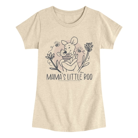 Winnie the Pooh - Mama's Little Roo - Youth Girls Fitted Short Sleeve T-Shirt