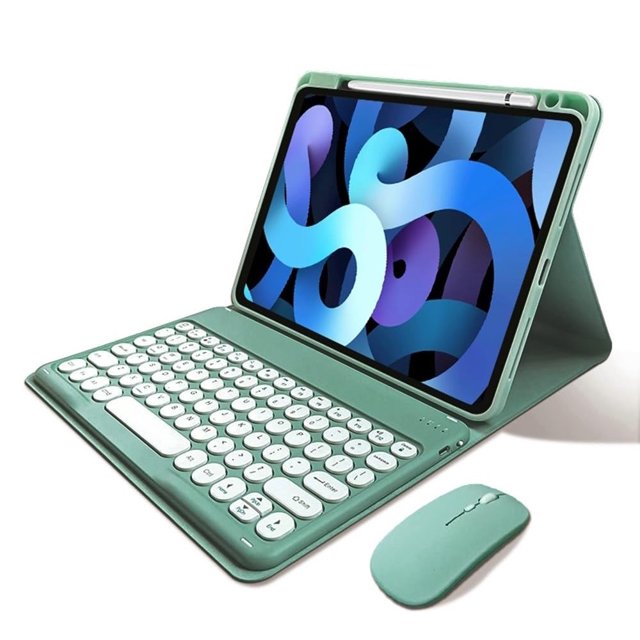 Funda con teclado kaitesi para iPad Pro 13" con mouse Bluetooth