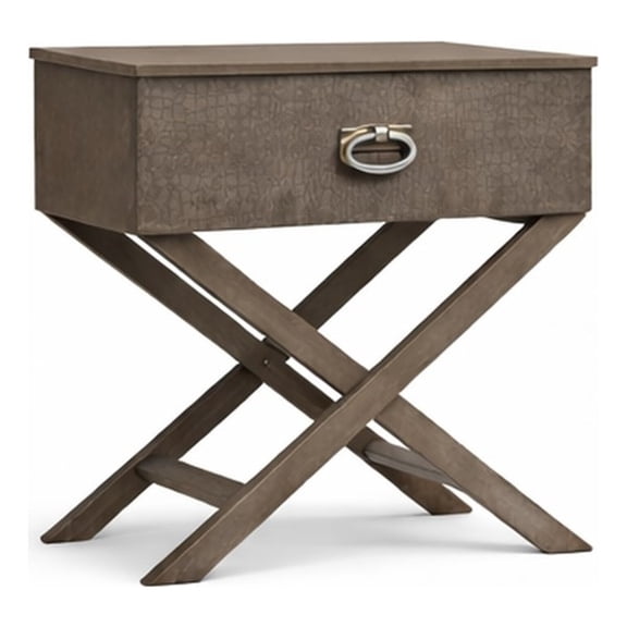 Glory Furniture Joey G007GRAY-N 1 Drawer Nightstand Gray