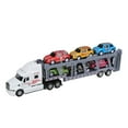 thumbnail image 3 of Vehículos de transporte de juguete, camión transportador de juguete 1:48, modelo de camión de aleación, juguetes, camión transportador, automóvil, rendimiento de primer nivel, 3 of 14