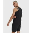 thumbnail image 3 of Hanes Unisex Garment Dyed Cotton Tank Black 3XL, 3 of 9