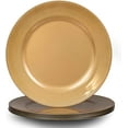 thumbnail image 1 of Charger Plates | Gold Color Beaded Rims | 13 in | Home Decor | 12 Pack | Perfect for Thanksgiving, Christmas, New Year Dining, Weddings decor, Party Decorations, 1 of 3