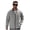 Gray, variant on Men's Full Zip Jacket, Lightweight Warm Knit Sweater Coat, Long Sleeve Sweater Fleece Zip Up Speckled Jacket with Pockets