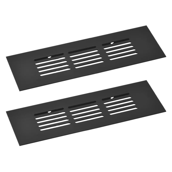 2 Pack Rectangle Ventilation Grille Aluminum Alloy Mesh Air Vent Cover, 150x50mm