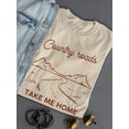 thumbnail image 3 of Take Me Home Quote T-Shirt Women -Smartprints Designs, Female Medium, 3 of 4