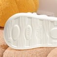 thumbnail image 6 of kpoplk Kids Cloud Slides Boys Girls Pillow Slippers – Slip-On Slide Sandals, Summer Beach Pool Shoes, Indoor and Outdoor(White,5.5), 6 of 8
