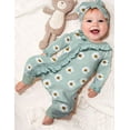 thumbnail image 2 of Infant Newborn Baby Girl Clothes Onesies for Baby Girl Long Sleeve Ruffle Baby Clothes with Headband Baby Clothes for Girls, 2 of 12
