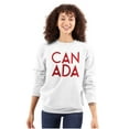thumbnail image 3 of Canada Maple Leaf Flag Patriotic Sweatshirt for Men or Women Brisco Brands S, 3 of 5