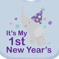 thumbnail image 4 of Inktastic It's My 1st New Year's Elephant Boys or Girls Baby Bib, 4 of 4