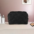 thumbnail image 5 of Unique Bargains 1 Pc Lady Portable Make Up Organizer Case for Outdoor Activities Black Polyester, 5 of 6