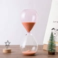 thumbnail image 3 of DESIGNICE Hourglass,Glass Smooth Sand Timer - No Clogging,Exquisite Colored Sand Hourglass,Yellow, 3 of 4