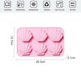 thumbnail image 2 of Molde para hornear galletas Mu Si Madeleine de 6 conchas Xianbei molde para pastel de chocolate bandeja para hornear de silicona, 2 of 5