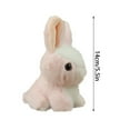 thumbnail image 3 of JoyMoreHome Cute White Bunny Plush Toys, Soft Rabbit Stuffed Aniamls, Cuddly Bunny Doll Small Stuffed Animals, Birthday Gift for Teens, 3 of 6