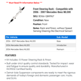 thumbnail image 2 of Front Steering Rack - Compatible with 2006 - 2007 Mercedes-Benz ML500, 2 of 2