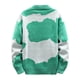 thumbnail image 4 of Suéter tipo cárdigan informal de punto cable con botones y cuello chal de manga larga para hombre de Umfun, color verde M, 4 of 5