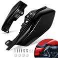 thumbnail image 1 of Benlari Deflectores de aire de marco medio negro brillante Deflector de escudos térmicos 2009-2024 Compatible para Harley Davidson Touring Street Glide Road Glide Electra Glide Road King Ultra Limited, 1 of 5