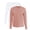 Desert-Pink+White 2 Pack, variant on Next Level Women's Long Sleeve T-Shirt, Heavy Tee Shirt 100% Ring-Spun Cotton Durable Crewneck Tee (Desert-Pink+White 2 Pack, S)