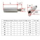 thumbnail image 3 of M2 M2.5 M3 M4 M5 M6 Hex Motherboard Standoff Stainless Steel Hex Standoffs Pillar Stud PCB Support Spacing Screw Bolt Spacer Set, 3 of 4