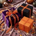 thumbnail image 6 of Halloween Wired Ribbon 5 Yards, Pumpkin Bat Witch Hat Printed Craft Ribbon for DIY Wreaths, Gift Wrapping, Bows, Floral Arrangements, Halloween Party and Fall Decoration Supplies, 6 of 6