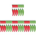 thumbnail image 1 of 80 Uds. Modelo de chile en miniatura simulado Mini vegetal Mini diseño de casa modelo de pimienta FRCOLOR HaoMX16408368, 1 of 6