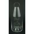 thumbnail image 2 of Bouteille en Verre Clair Carafe Décorative pour Vin Cork Porte-Bouteille, 2 of 3