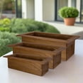 thumbnail image 3 of Norwyn Wooden Planter Set (Set of 3), 3 of 4