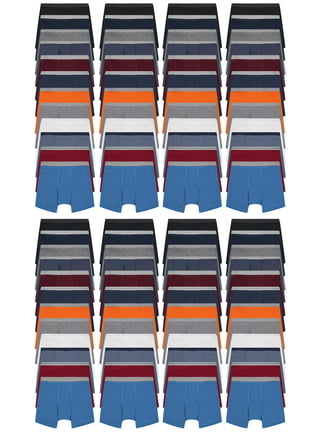 60 Pieces Yacht & Smith Mens 100% Cotton Boxer Brief Assorted Colors Size 3x  - Mens Underwear - at 