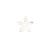 Lily Shape Silver-Plated Flower Bead Cap 6.2x7mm Sold per pkg of 20