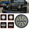 thumbnail image 2 of Phyun 7 inch headlight Round Newest White DRL &Yellow Turn Amber halo Ring Signal for jeep wrangle, 2 of 5