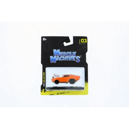 1966 Dodge Charger, Orange - Maisto 15526/1 - 1/64 scale Diecast Model Toy Car