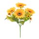 thumbnail image 2 of Ramo de flores de boda artificial Inicio Oficina de Oficina Floral Decoración Ceremonia Paño Seda Paño Falso Flower 2 Piezas Vogacara  HA6646-00B*2, 2 of 6