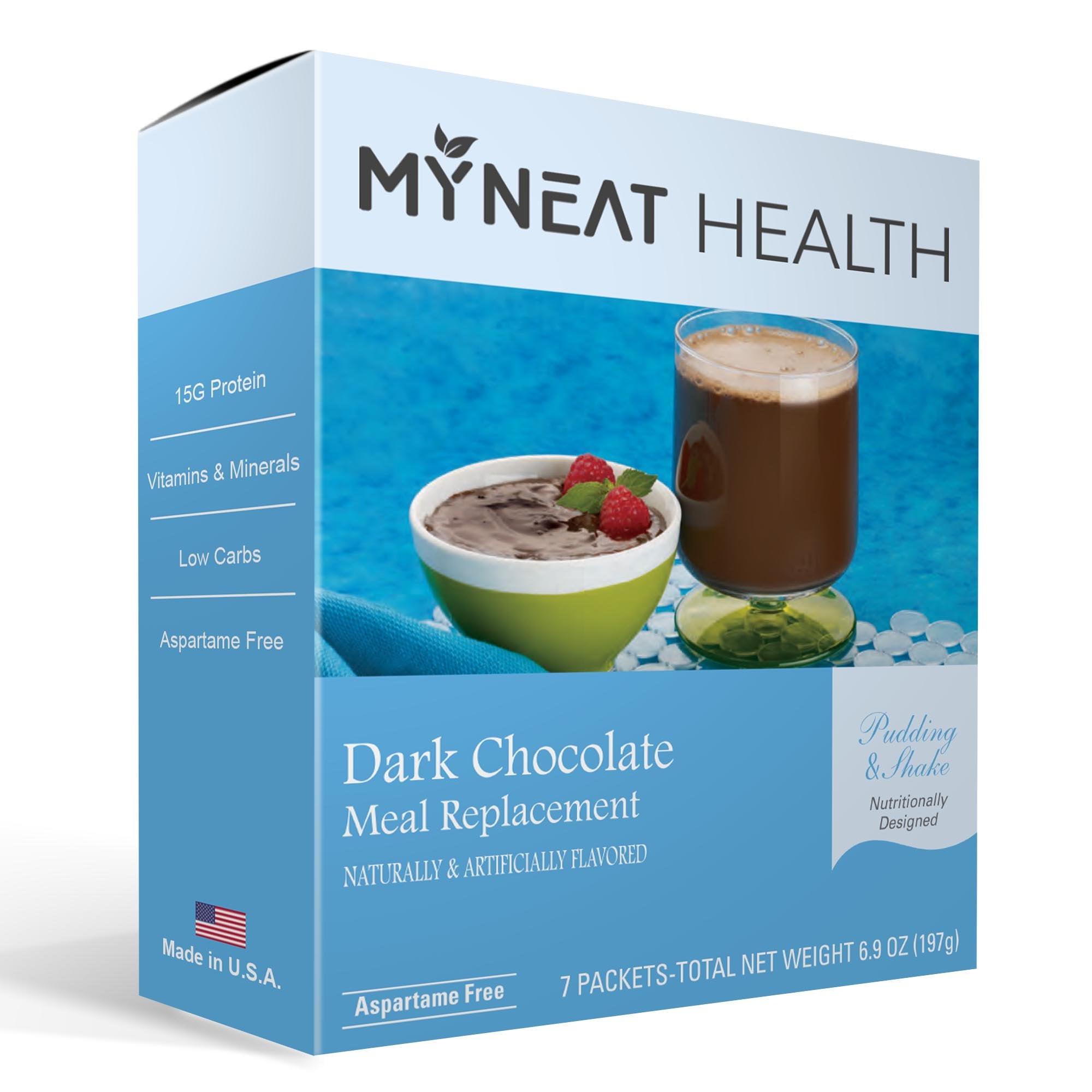 My Neat Health High Protein Meal Replacement Shake - Dark Chocolate (7/box)