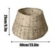thumbnail image 3 of Natural Christmas Tree Base Scandinavian Vintage Christmas Tree Skirt Fence Brown White Gray, 3 of 5