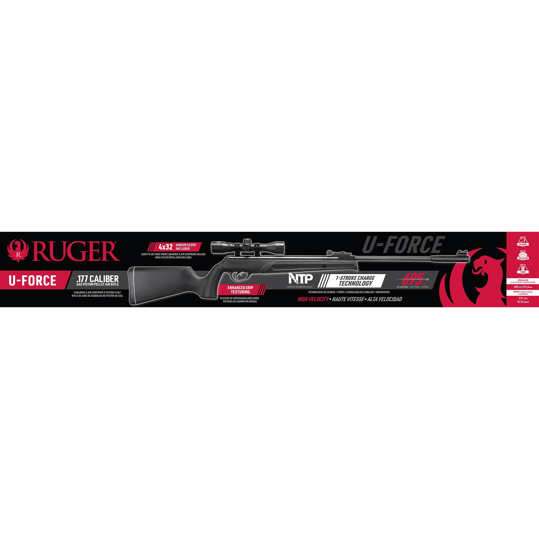 Ruger U-Force .177 Caliber Pellet Rifle Air Gun