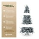 thumbnail image 3 of Árbol de Navidad Escarchado Frondoso Pino Navideño con Nieve Esquimal (Gris Nevado, 2.20 m), 3 of 7