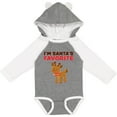 thumbnail image 3 of Inktastic I'm Santa's Favorite reindeer Boys or Girls Long Sleeve Baby Bodysuit, 3 of 5