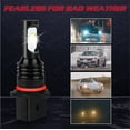 thumbnail image 6 of LED Fog Light Bulbs 6000K / 8000K / 3000K Super Bright 2PCS 5202 H16 880 9145 H3 PSX26W, 6 of 7